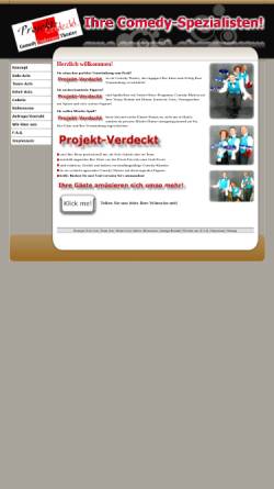 Vorschau der mobilen Webseite www.projekt-verdeckt.de, Theater Projekt- Verdeckt