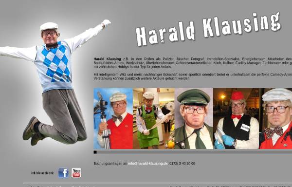 Vorschau von www.haraldklausing.de, Harald Klausing