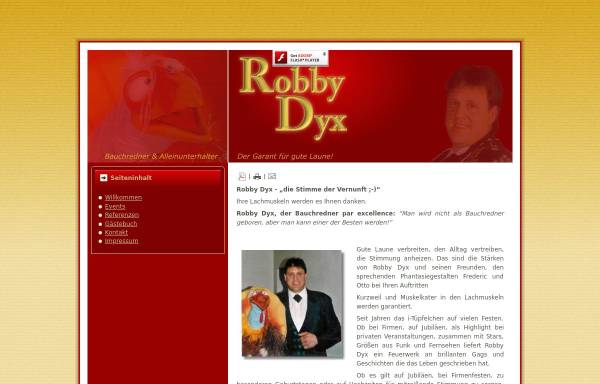 Vorschau von www.robby-dyx.de, Dyx, Robby