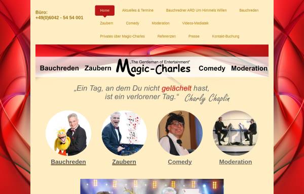 Vorschau von www.derbauchredner.de, Magic-Charles