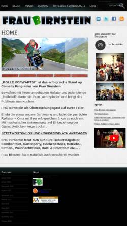 Vorschau der mobilen Webseite www.fraubirnstein.de, Frau Birnstein
