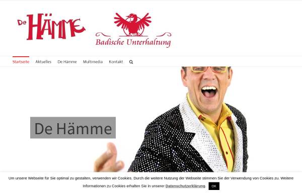 Vorschau von www.de-haemme.de, De Hämme - Helmut Dold
