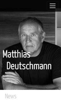Vorschau der mobilen Webseite matthiasdeutschmann.de, Deutschmann, Matthias