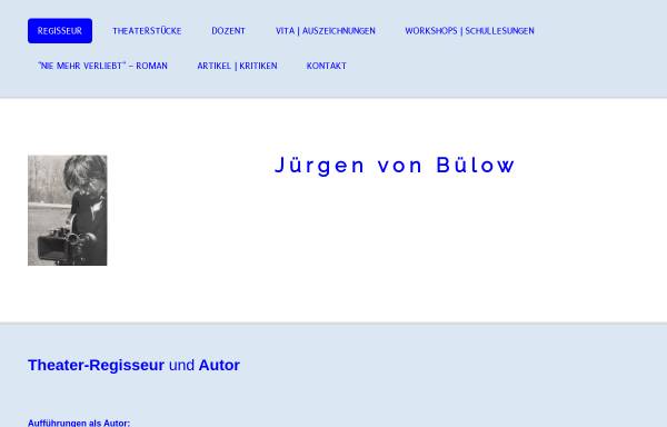 Vorschau von www.juergen-von-buelow.de, von Buelow, Jürgen
