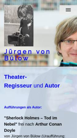 Vorschau der mobilen Webseite www.juergen-von-buelow.de, von Buelow, Jürgen