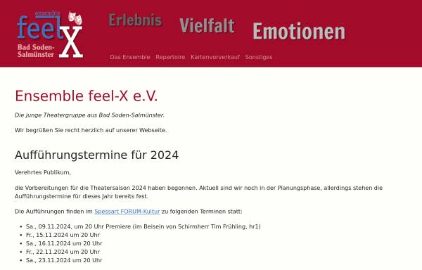 Vorschau von www.ensemble-feelx.de, Bad Soden-Salmünster, Ensemble feel-X e.V.