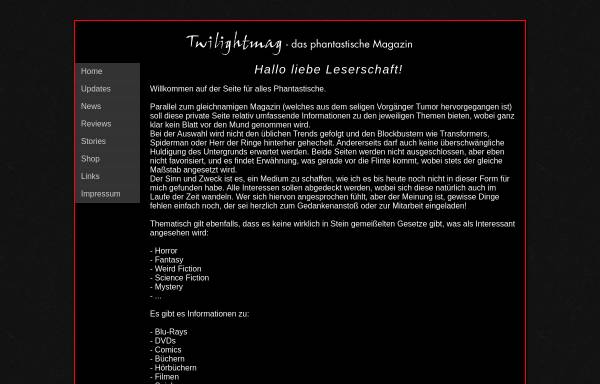 Vorschau von www.twilightmag.de, Twilightmag