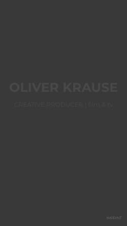 Vorschau der mobilen Webseite www.oliverkrause.com, Oliver Krause