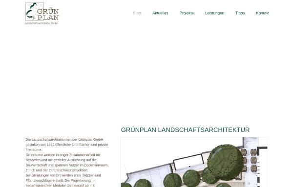 Vorschau von www.gruenplan.ch, Grünplan GmbH