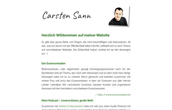 Vorschau von www.sann.cc, Carsten Sann