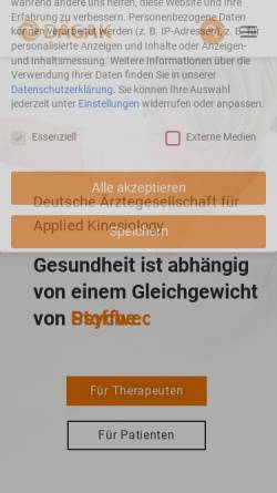 Vorschau der mobilen Webseite dägak.de, DÄGAK