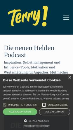 Vorschau der mobilen Webseite www.theresamaxeiner.de, Maxeiner Potenzialentwicklung