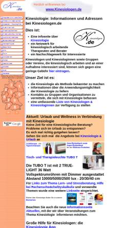 Vorschau der mobilen Webseite www.kinesiologen.de, Kinesiologen.de