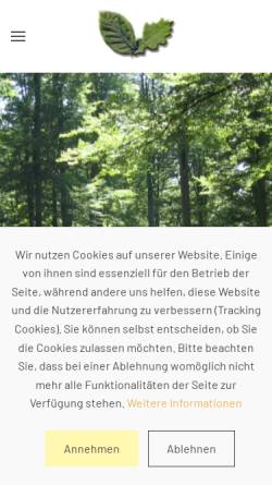 Vorschau der mobilen Webseite www.natur-coaching.de, Natur-Coaching und Outdoor-Coaching