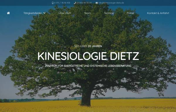Vorschau von www.kinesiologie-dietz.de, Martine Dietz