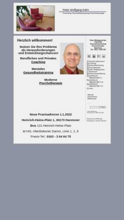 Vorschau der mobilen Webseite www.pwkelm.de, Peter Wolfgang Kelm