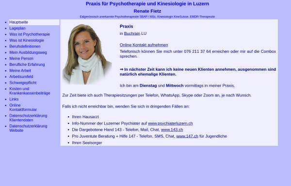 Vorschau von www.luzern-psychotherapie.ch, Renate Erni-Fietz