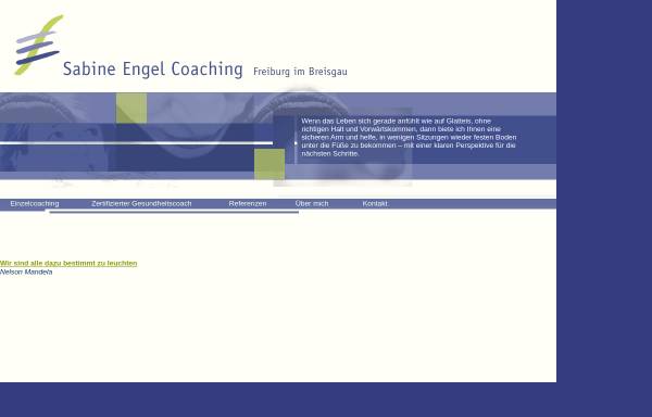 Vorschau von www.engel-coaching-freiburg.de, Sabine Engel Coaching