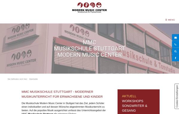 Vorschau von www.mmc-stuttgart.de, Modern Music Center