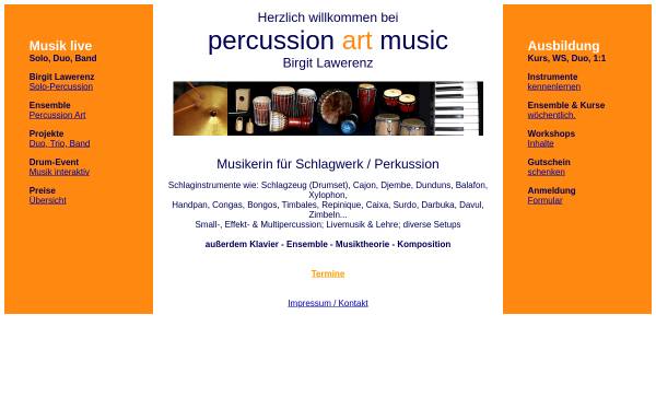 Vorschau von www.percussionart.de, percussion art music