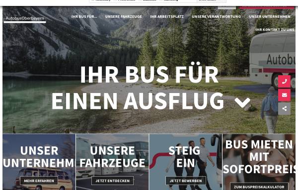 Vorschau von www.autobusoberbayern.de, Autobus Oberbayern