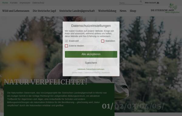 Vorschau von www.jagd-stmk.at, Die Steirischen Jäger
