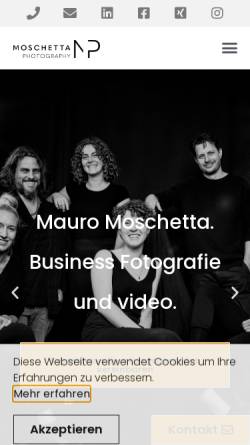 Vorschau der mobilen Webseite moschetta-photography.ch, Moschetta, Mauro