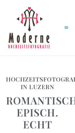 Vorschau der mobilen Webseite www.moderne-hochzeitsfotografie.ch, Schüller, Carlo