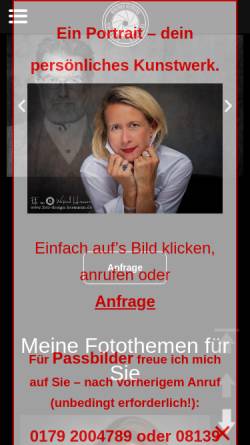 Vorschau der mobilen Webseite foto-design-hermann.de, Hermann, Winfried