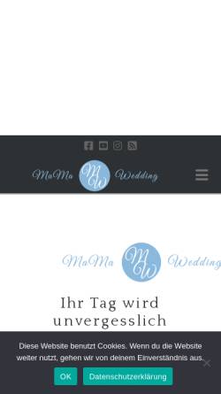 Vorschau der mobilen Webseite www.mama-wedding.de, Crowe, Mark