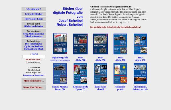 Vorschau von www.digitalfotobuch.de, Bücher über digitale Fotografie