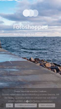 Vorschau der mobilen Webseite fotoshopped.de, Fotoshopped