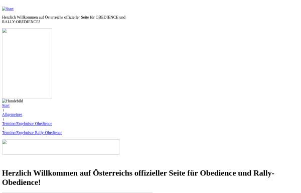 Vorschau von www.obedience-austria.at, Obedience-Austria