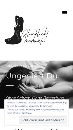 Vorschau der mobilen Webseite www.gluecklichtmomente.de, Gluecklichtmomente by Ann-Kathrin Schwappach