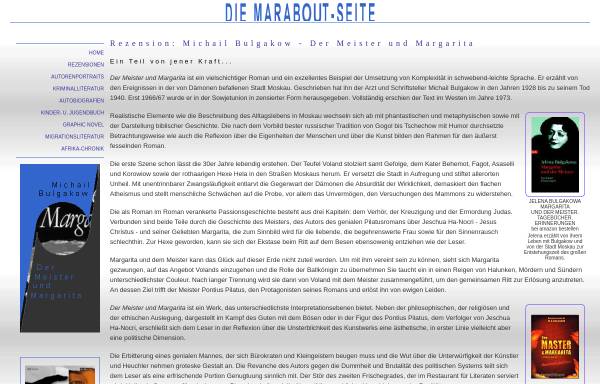 Vorschau von www.marabout.de, Michail Bulgakow: Der Meister und Margarita