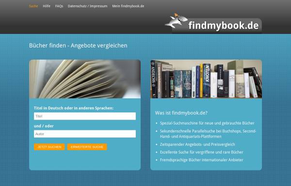 Vorschau von www.findmybook.de, Findmybook.de