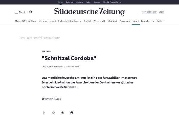 EM 2008 - ''Schnitzel Cordoba''