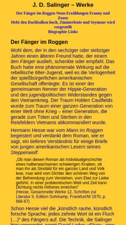 J. D. Salinger - Werke