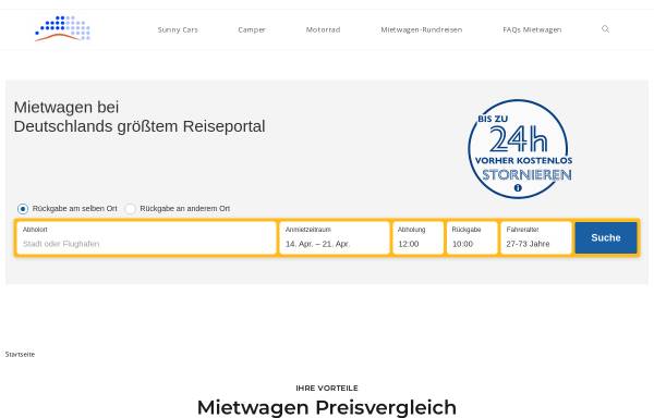 Vorschau von www.mietwagen-preisvergleich.de, Mietwagen-Preisvergleich.de, Klaus Färber