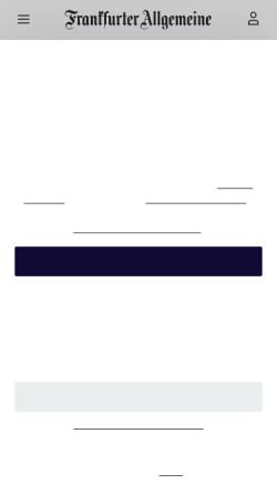 Vorschau der mobilen Webseite www.faz.net, Bernhard Schlink: Die Heimkehr