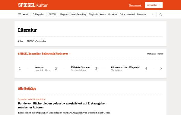 Vorschau von gutenberg.spiegel.de, Adalbert Stifter