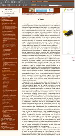 Vorschau der mobilen Webseite www.textlog.de, Voltaire