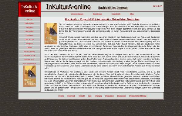 Vorschau von www.inkultura-online.de, Buchkritik: Meine lieben Deutschen