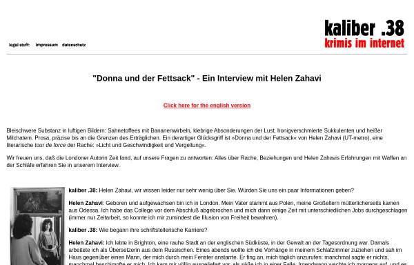 Vorschau von www.kaliber38.de, Donna und der Fettsack