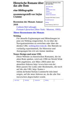 Vorschau der mobilen Webseite www.hist-rom.de, Hist-Rom.de