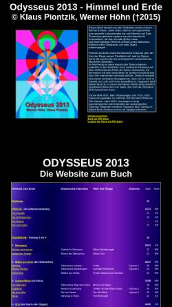 Vorschau der mobilen Webseite www.odysseus2013.de, Odysseus 2013