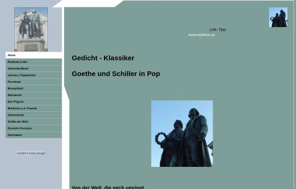 Vorschau von www.kodely.de, Goethe und Schiller in Pop