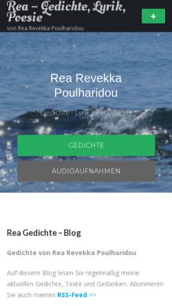 Vorschau der mobilen Webseite rea-gedichte.de, Rea-Gedichte