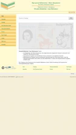 Vorschau der mobilen Webseite bglit.org, Virtuelle Bibliothek „Ivan Šišmanov”