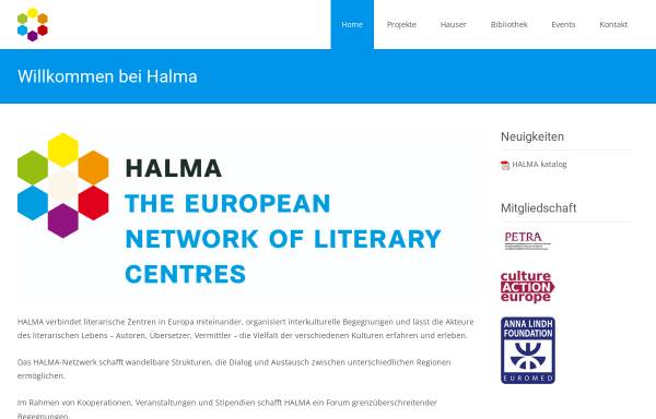 Vorschau von www.halma-network.eu, HALMA Network